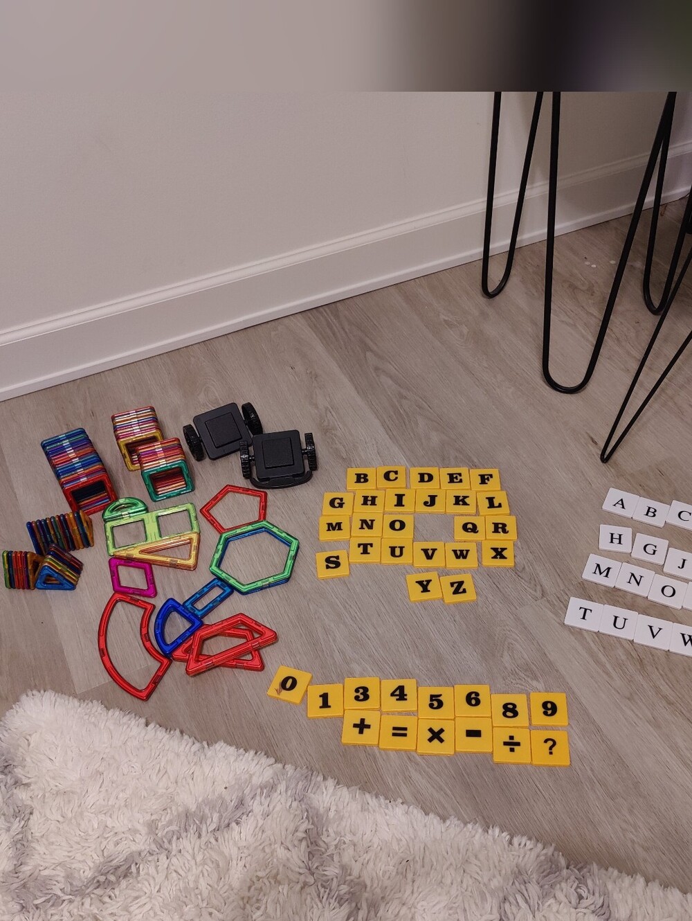 Magnetic Building Lot 140+Pcs With Wheels Y2K Retro Cottagecore Develop